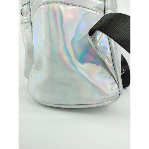 Marshmello Mad engine oil slick mini backpack MARSHIN silver holographic - Picture 3 of 12